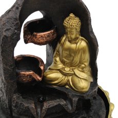 Fontána stolní- Zlatý Meditující Buddha