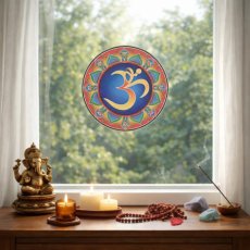 Mandala na sklo - Ohm