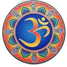 Mandala na sklo - Ohm