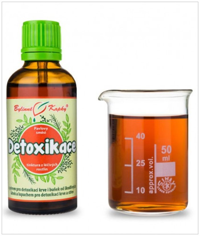 Detoxikace, bylinné kapky 50 ml
