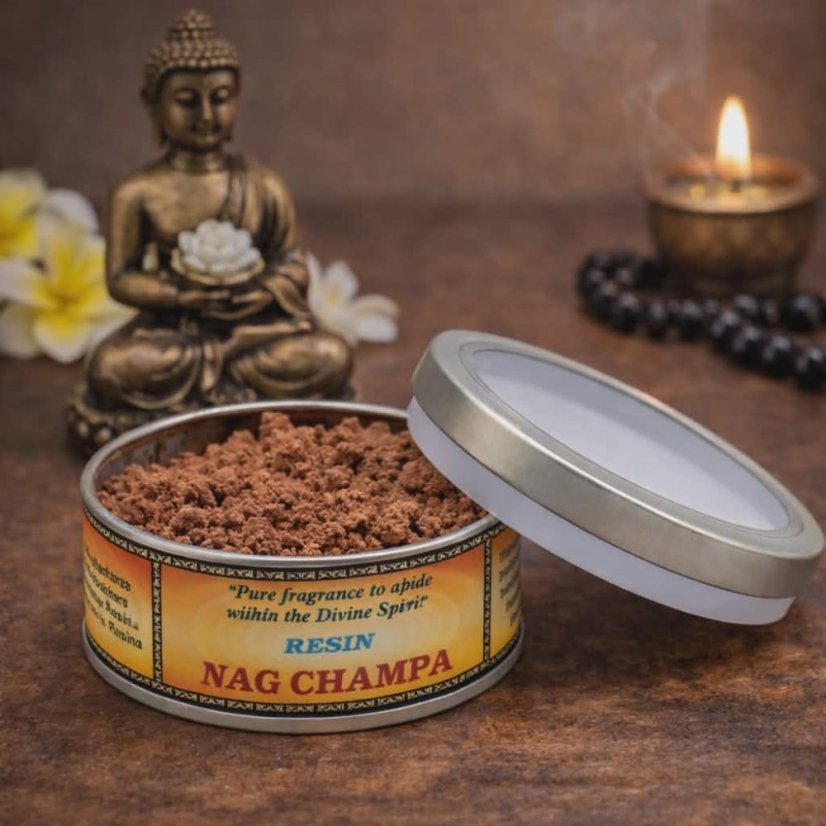 Vonná pryskyřice Nag Champa - Esence posvátné harmonie