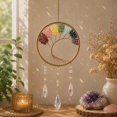 Feng Shui lapač slunce Strom života- Tanec světla