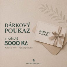 Dárkový poukaz 5000 Kč