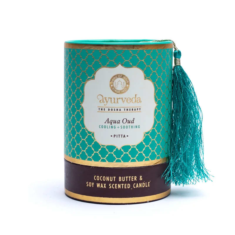 Ajurvédská svíčka Pitta – Aqua Oud