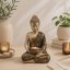 Svícen na čajovou svíčku - Thai Buddha