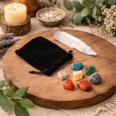 Čakrová sada s křišťálem