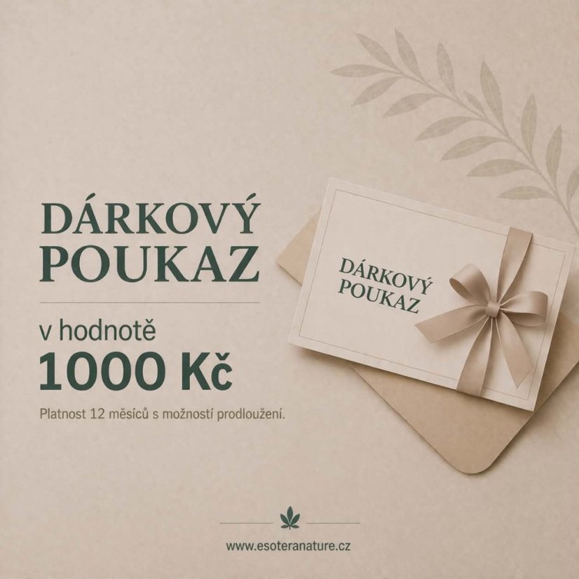 Dárkový poukaz 1000 Kč
