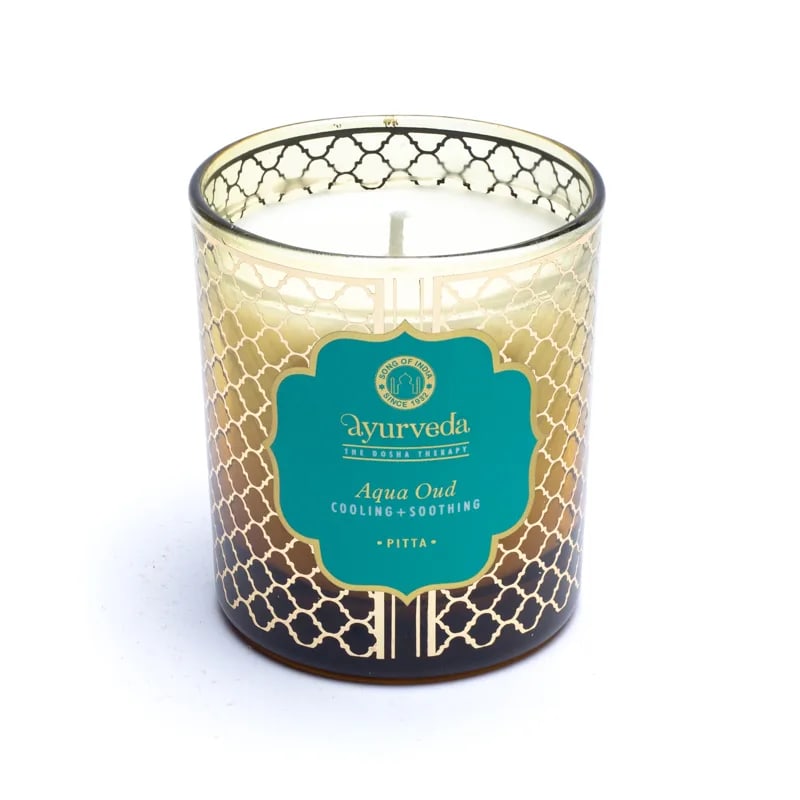 Ajurvédská svíčka Pitta – Aqua Oud