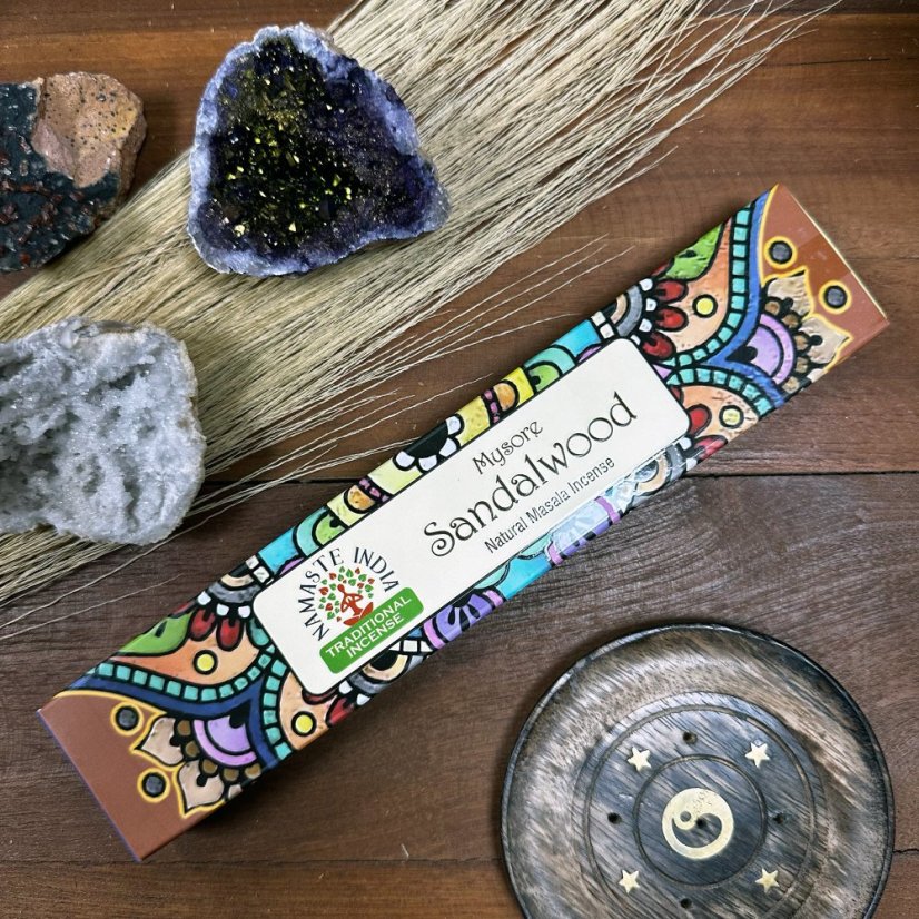 Vonné tyčinky Mandala Masala - Santalové Dřevo