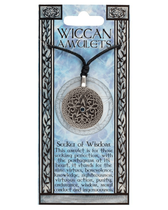 seeker of wisdom wiccan amulet necklace 15718 p