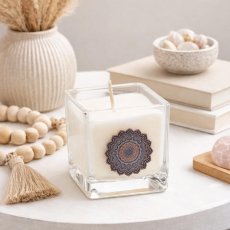 Ekologická svíčka Mandala s vůní -Agarwood