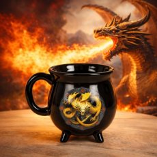 Hrnek fantasy Světle žlutý drak- Anne Stokes