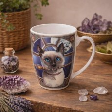 Porcelánový hrnek s kočkou Hokus Pokus v dárkové krabičce