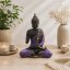 Soška Ochranný Buddha se zdviženou rukou