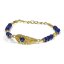Náramek Lapis lazuli-Peříčko