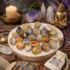 Runové kameny v sáčku - Pruhovaný Achát