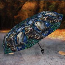 Deštník s vílou a sovou