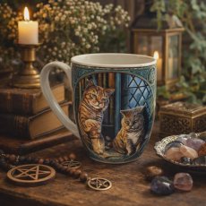 Porcelánový hrnek kočičí detektiv v dárkové krabičce