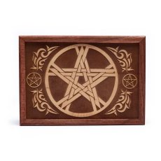 Šperkovnice krabička na tarotové karty-Pentagram