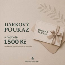 Dárkový poukaz 1500 Kč