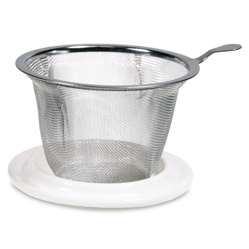 Porcelánový hrnek se sítkem - Květ života