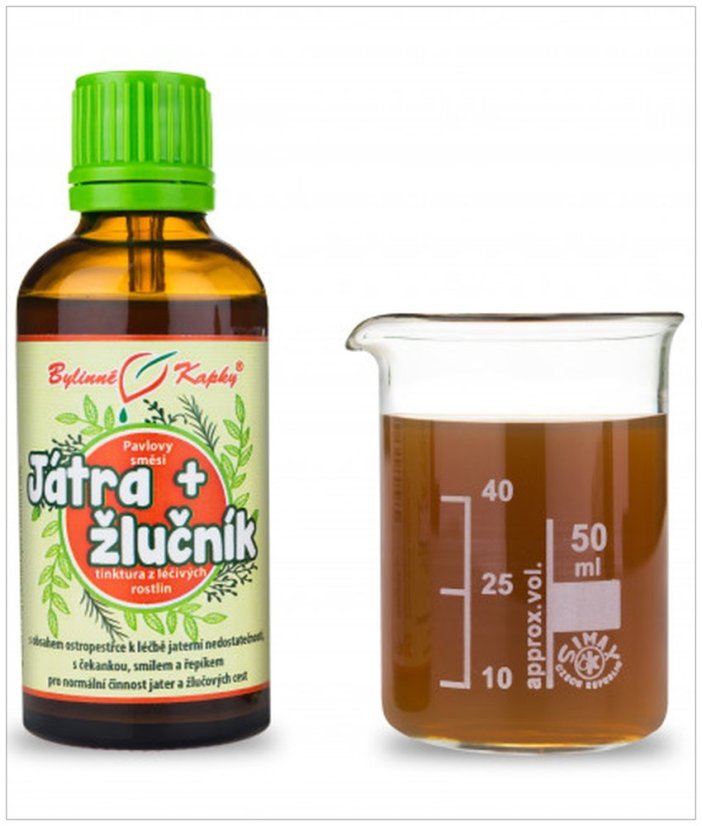 Játra a žlučník ,bylinné kapky 50 ml