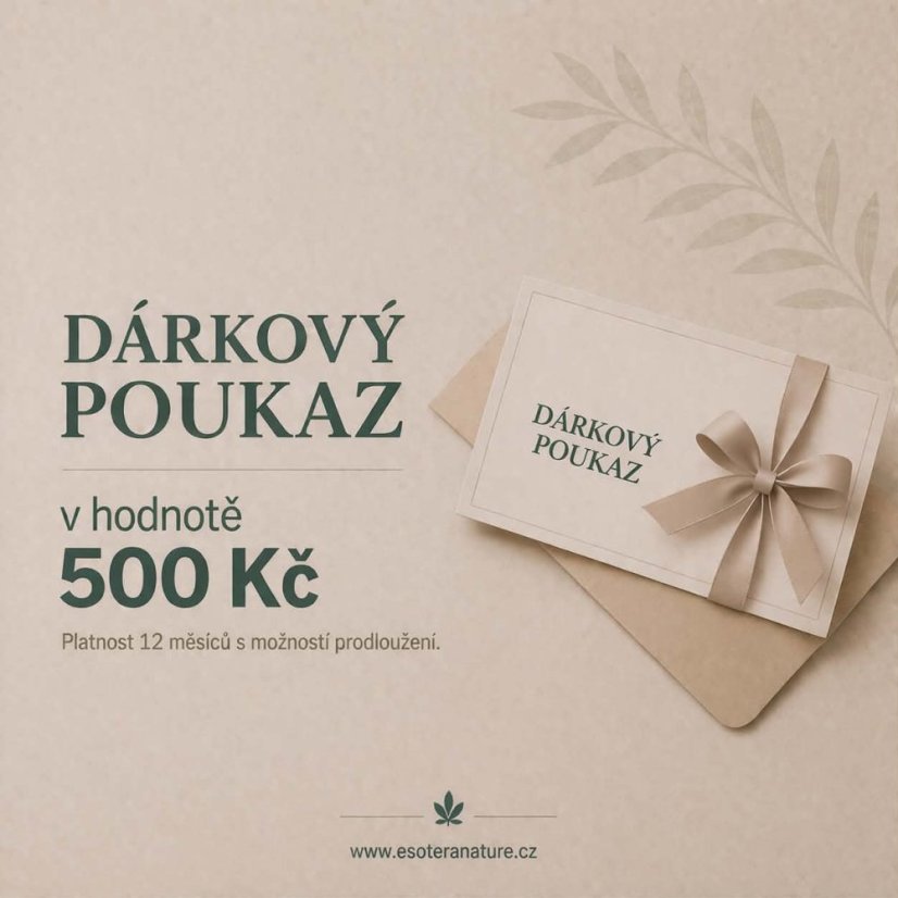 Dárkový poukaz 500 Kč