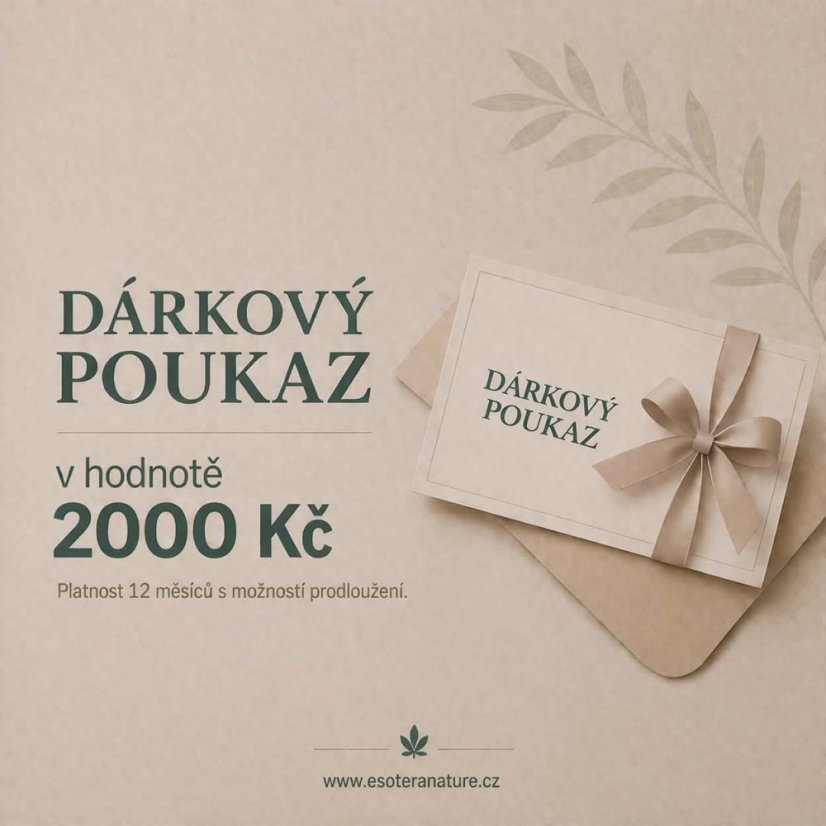 Dárkový poukaz 2000 Kč