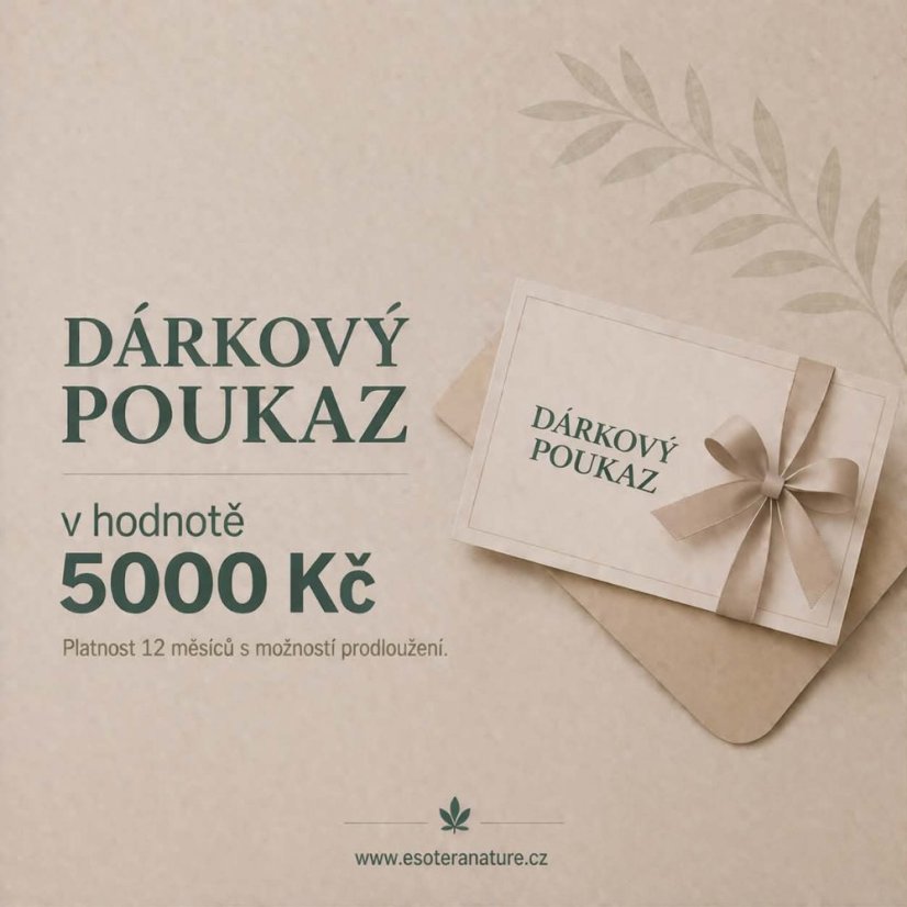 Dárkový poukaz 5000 Kč