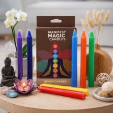 Svíčky magické čakrová sada-7 Čaker