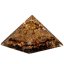 Pyramida orgonit Strom života - Tygří oko, energie síly a odvahy