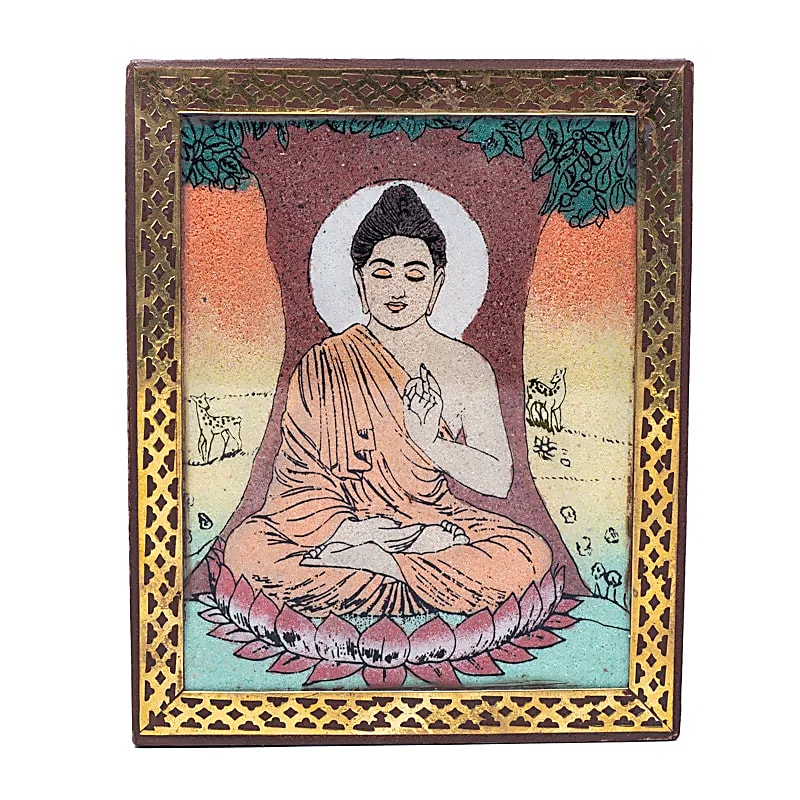 Šperkovnice krabička - Buddha pod stromem Bódhi