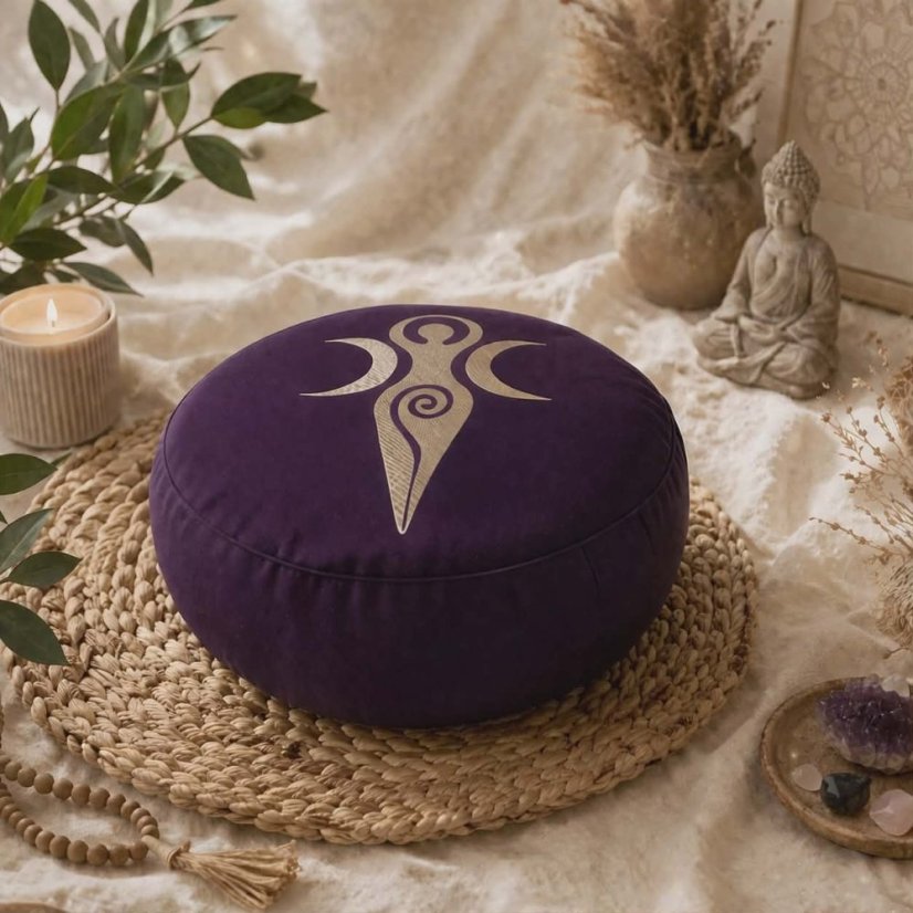 Meditační polštář Bohyně
