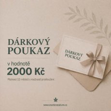 Dárkový poukaz 2000 Kč