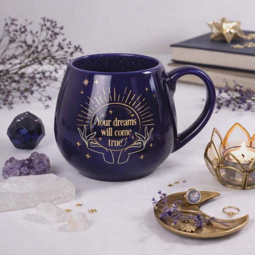 Hrnek porcelánový měnící - Věštkyně