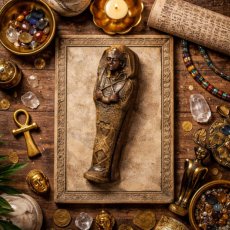 Egyptský Sarkofág soška