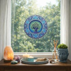 Mandala na sklo - Strom života