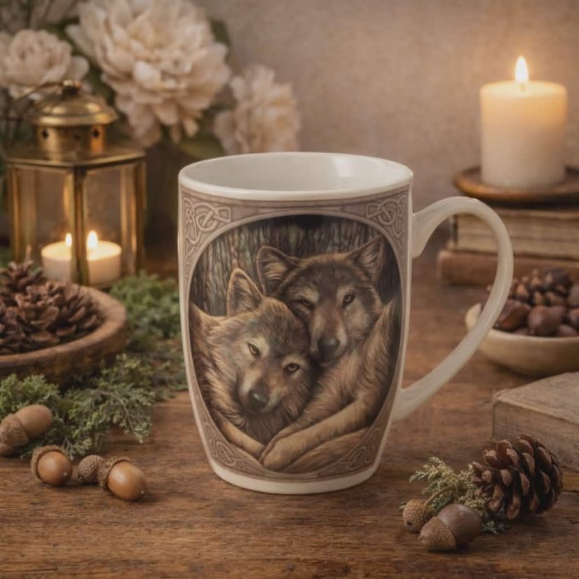 Porcelánový hrnek v dárkové krabičce - Věrní společníci