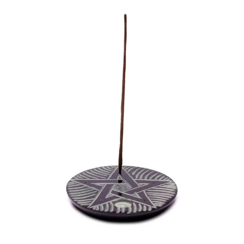Stojánek na vonné tyčinky a kužele -Pentagram
